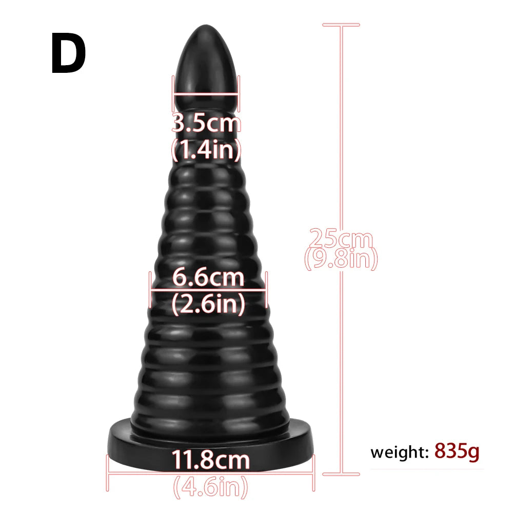 Plug Anal XXL – Expanseur Anal & Masseur Prostate | 4 Modèles | Confirmés