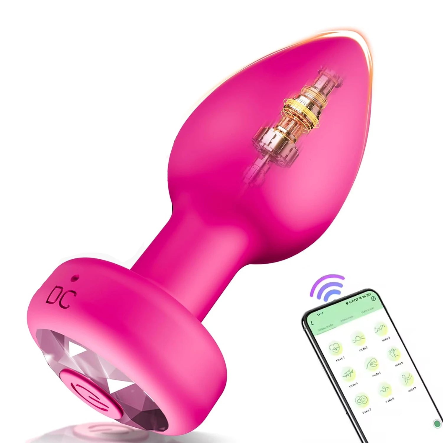 Plug Anal Vibrant Connecté – App ou Télécommande, 10 Modes | Plaisir à Distance
