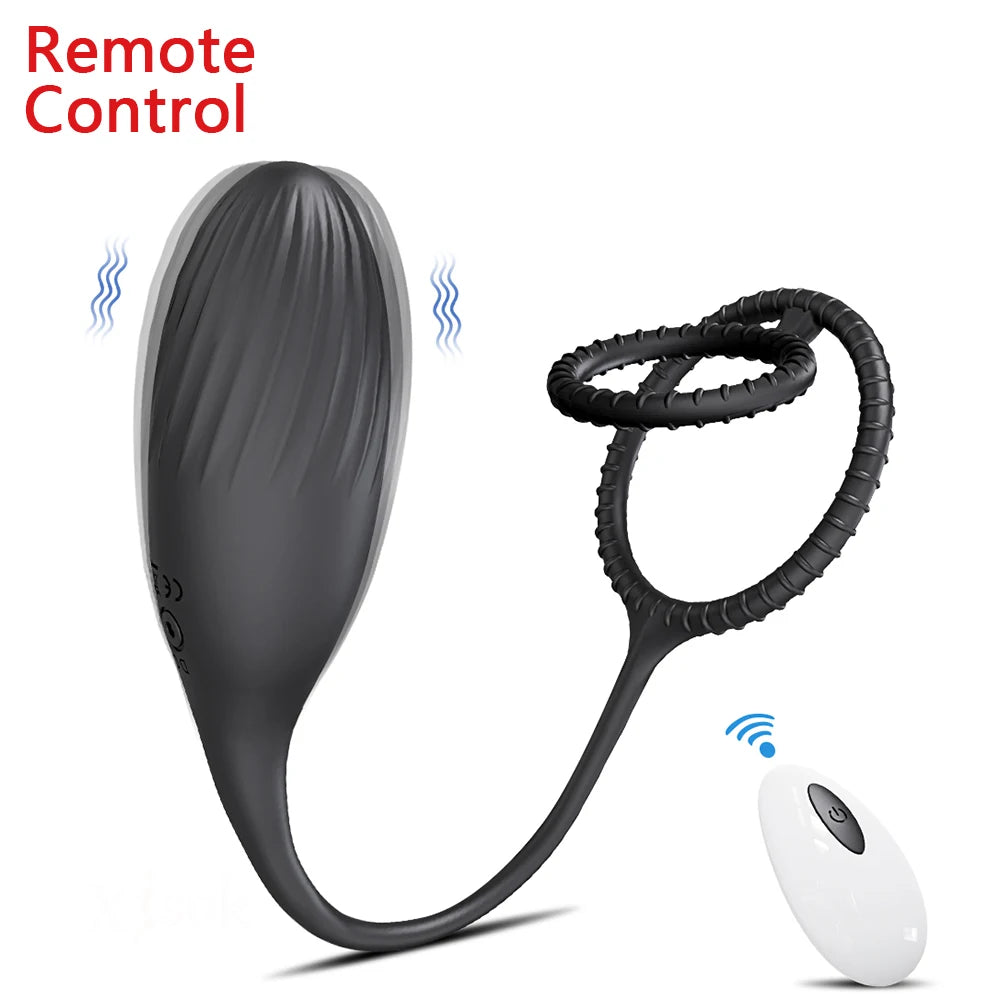 Plug Anal Vibrant Masseur Prostate TLUDA – Anneau Pénien Wearable | APP ou Télécommande