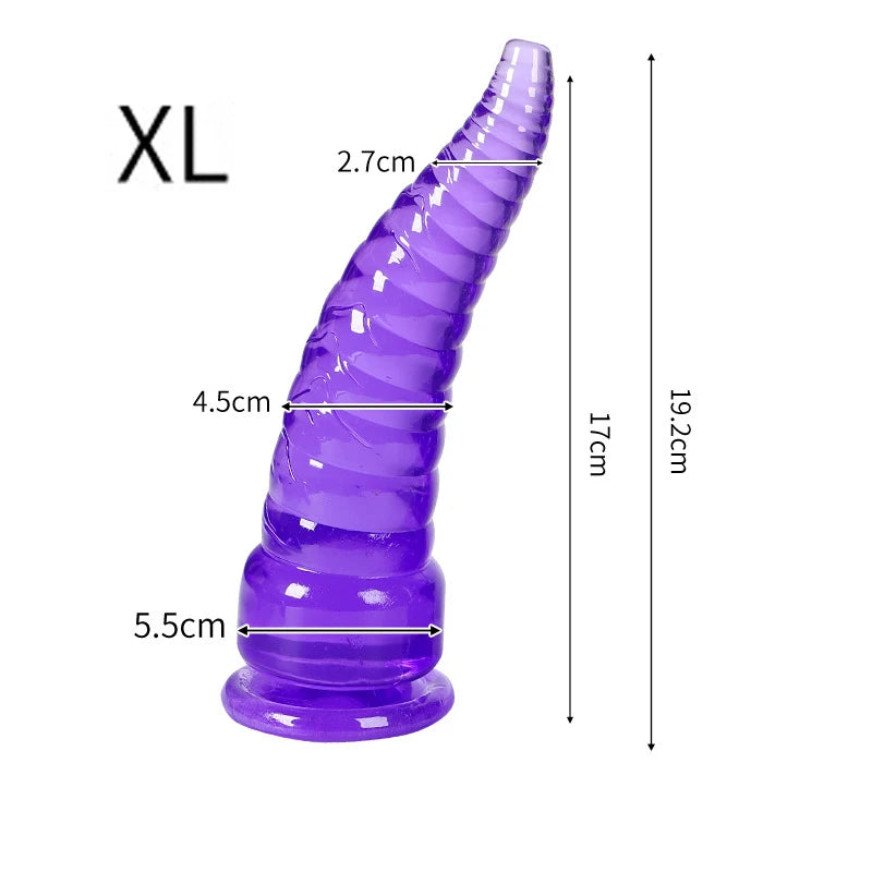 Plug Anal Tentacule Pieuvre avec Ventouse – Silicone | 4 Couleurs | 5 Tailles