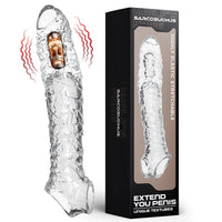 Manchon Extenseur Pénien Vibrant BIRDSEXY – Silicone CE