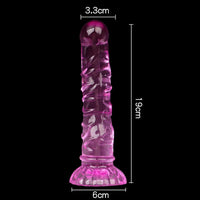Gode Plug Anal Texturé Ventouse – 4 Tailles & 4 Couleurs