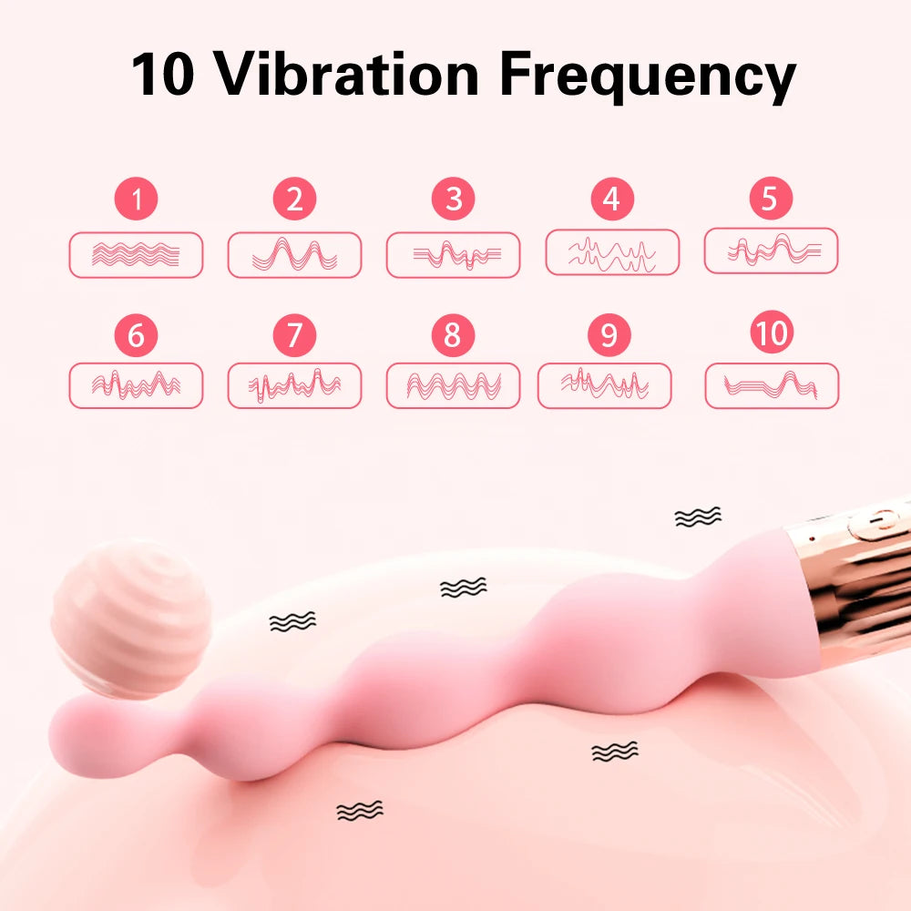 Chapelet Anal Vibrant – Stimulation Multizone Anus, Vagin & Clitoris | Unisexe
