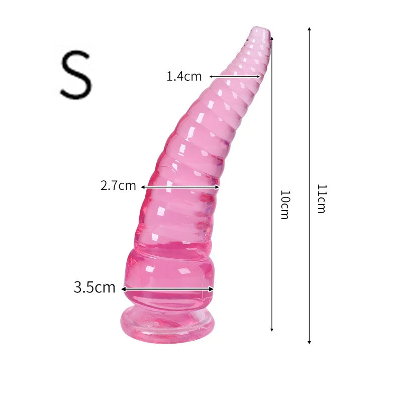 Plug Anal Tentacule Pieuvre avec Ventouse – Silicone | 4 Couleurs | 5 Tailles
