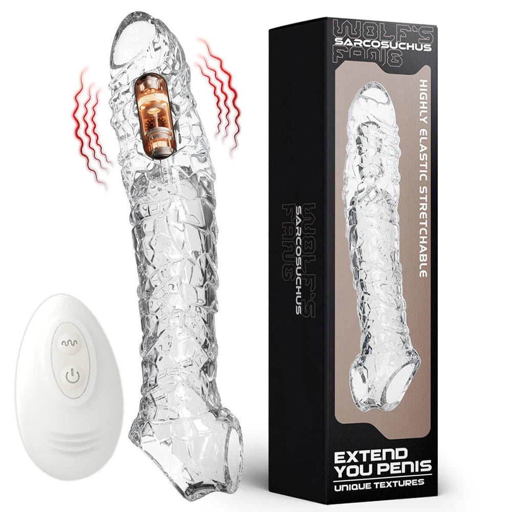 Manchon Extenseur Pénien Vibrant BIRDSEXY – Silicone CE