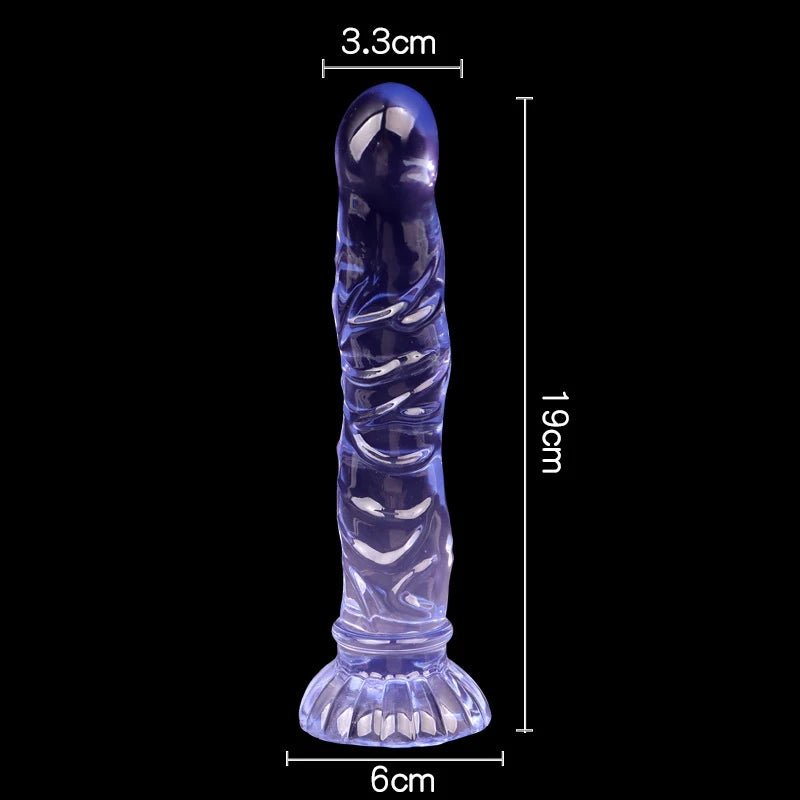 Gode Plug Anal Texturé Ventouse – 4 Tailles & 4 Couleurs