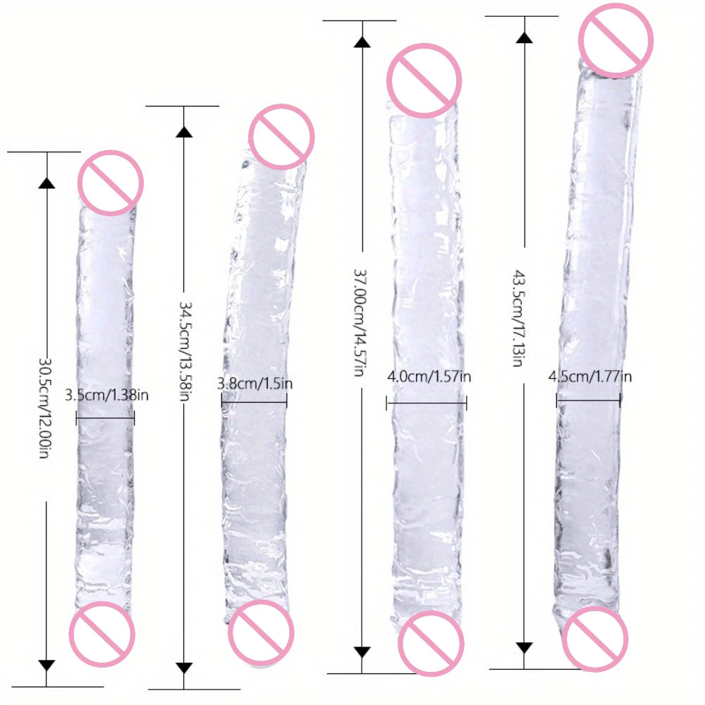 Gode Double Tête Flexible & Ventouse – Stimulation Anale & Point G | Mains Libres | 3 Tailles