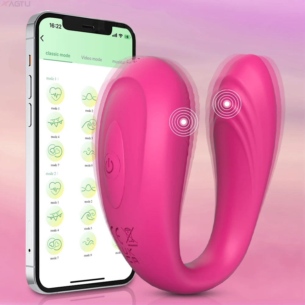 Vibrateur Portable Connecté App – Stimulateur Clitoris & Point G à Distance | Couple