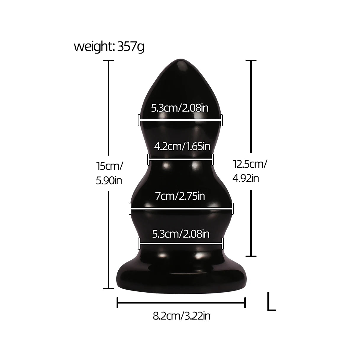 Grand Plug Anal & Billes Anales – Dilatateur Anal | 5 Tailles | Unisexe