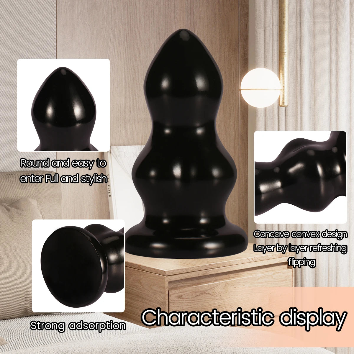 Grand Plug Anal & Billes Anales – Dilatateur Anal | 5 Tailles | Unisexe