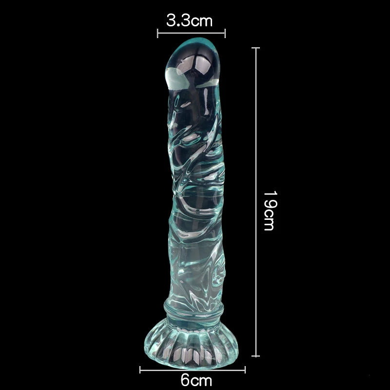 Gode Plug Anal Texturé Ventouse – 4 Tailles & 4 Couleurs