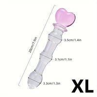 Gode en Verre Cristal – Stimulation Anale, Vaginale & Prostatique | 4 Tailles