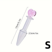 Gode en Verre Cristal – Stimulation Anale, Vaginale & Prostatique | 4 Tailles