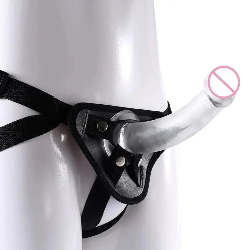 Gode Ceinture Strap-On avec Harnais Réglable – Silicone | 3 Tailles S/M/L | Couples & Unisexe