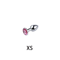 Plug Anal Métal Diamant – Bijou Intime Acier Inoxydable | 5 Tailles XXS à L