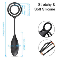 Plug Anal Vibrant Masseur Prostate TLUDA – Anneau Pénien Wearable | APP ou Télécommande