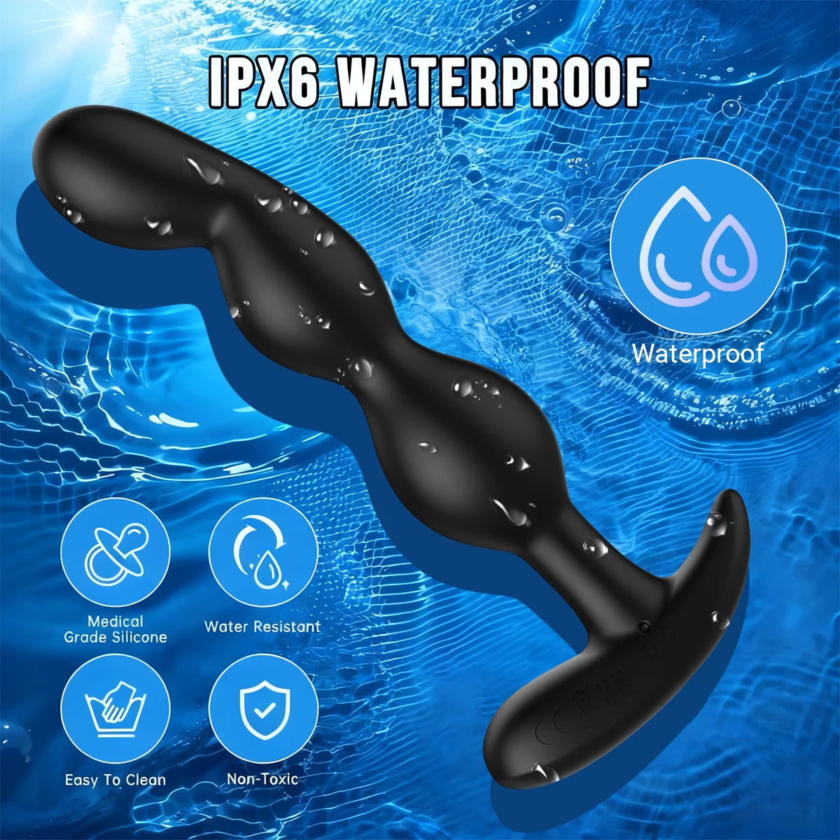 Plug Anal Vibrant Bluetooth & Télécommande – 10 Modes | Contrôle App | Masseur Prostate | Unisexe