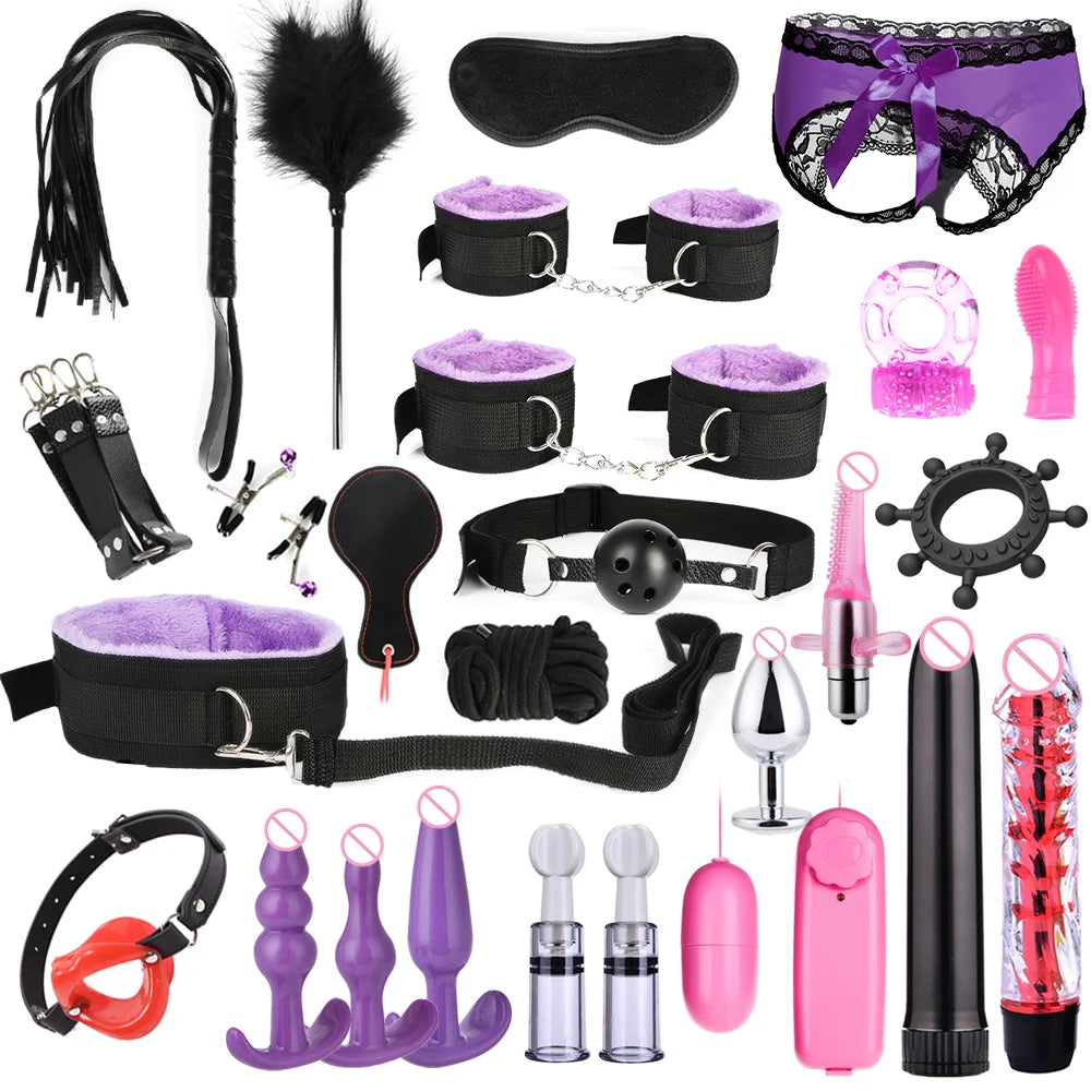 Kit BDSM Bondage Complet – Explorez la Domination en Toute Confiance