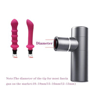 Embouts Silicone FREDORCH pour Pistolet de Massage –3 Diamètres | CE