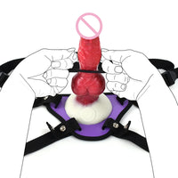 Ceinture Harnais Strap-On Réglable – Compatible Gode | BDSM & Couples
