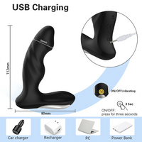 Plug Anal Vibrant Connecté App – Prostate, Anneau Pénien & Retard Éjaculation | Homme