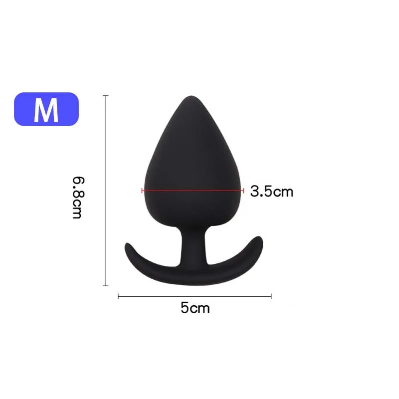 Plug Anal en Silicone – 5 Tailles Progressives pour Débutants & Confirmés