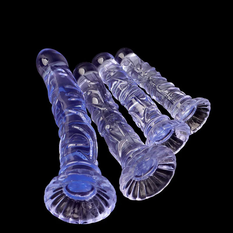 Gode Plug Anal Texturé Ventouse – 4 Tailles & 4 Couleurs