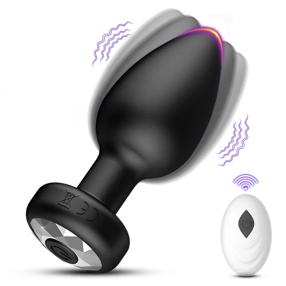 Plug Anal Vibrant Connecté – App ou Télécommande, 10 Modes | Plaisir à Distance