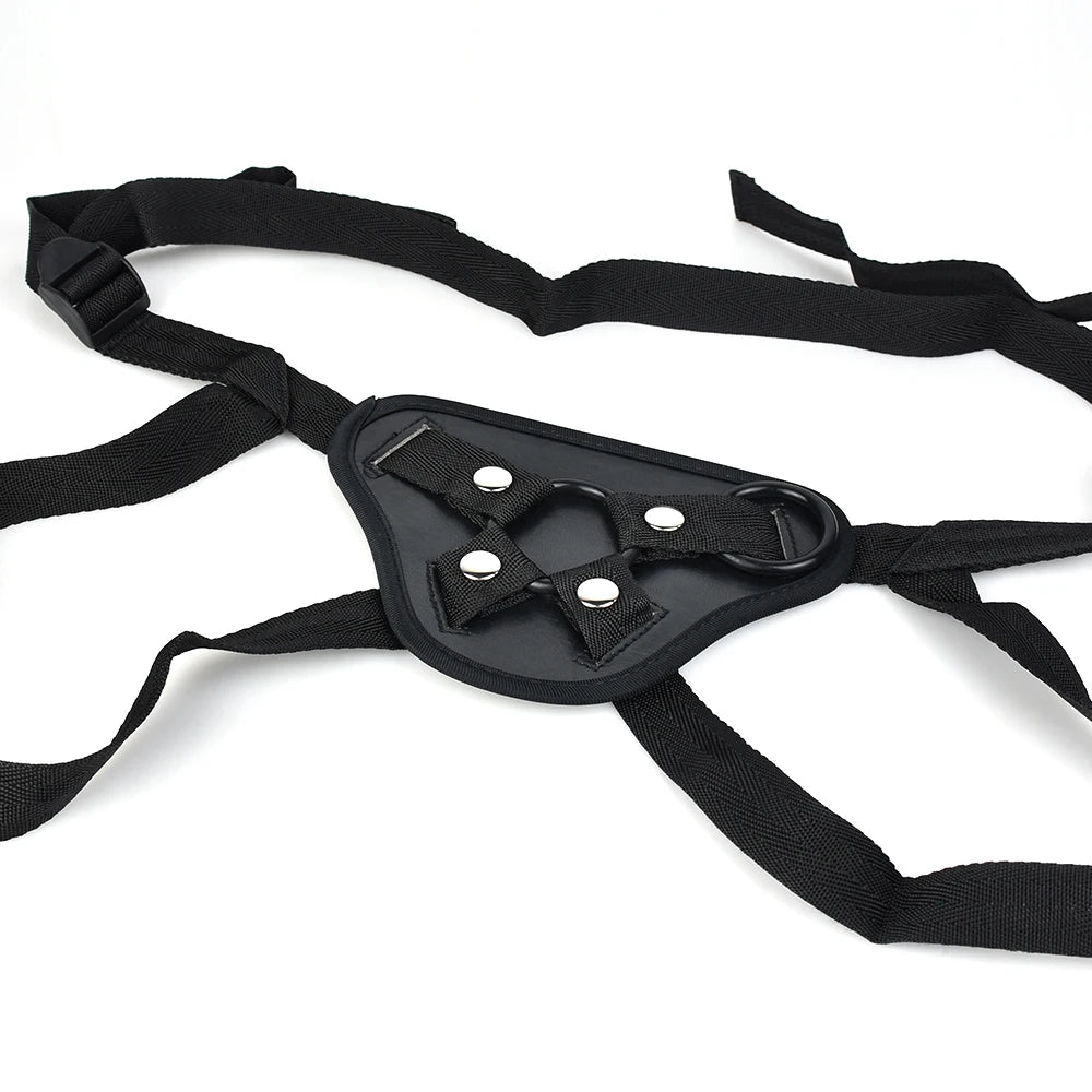 Ceinture Harnais Strap-On Réglable – Compatible Gode | BDSM & Couples