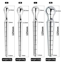 Plug Urétral Acier Inoxydable FAAK – Retard Éjaculation & Prostate | 4 Tailles ou Kit Complet