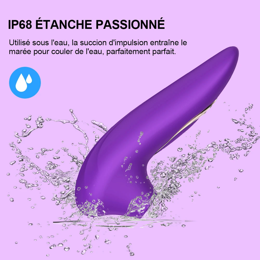 Stimulateur Clitoridien Aspirant & Vibrant – 5 Modes | Orgasme Sans Contact Garanti