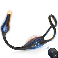 Kit Plug Vibrant & Cock Ring – Double Plaisir à Distance