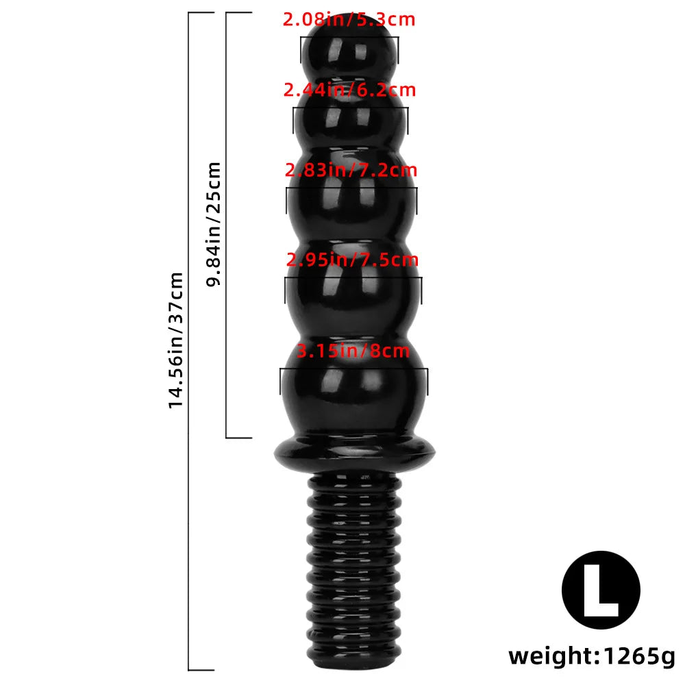 Plug Anal Oversize Billes XXL – Stimulateur Prostate & Anus Profond | Confirmés | S & L