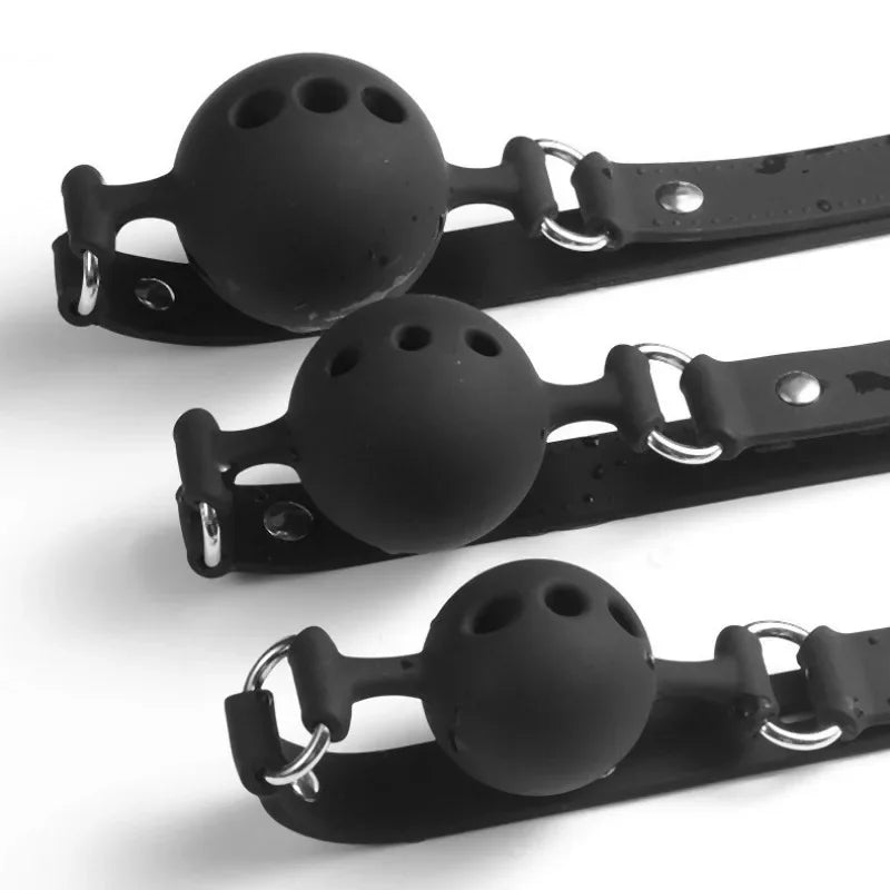 Bâillon Ball Gag en Silicone – Confort, Sécurité & Jeux BDSM