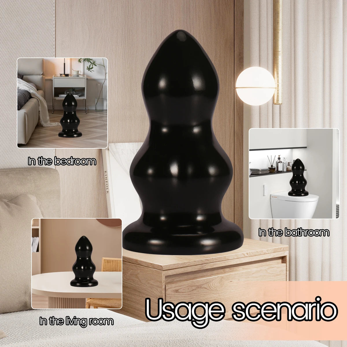 Grand Plug Anal & Billes Anales – Dilatateur Anal | 5 Tailles | Unisexe