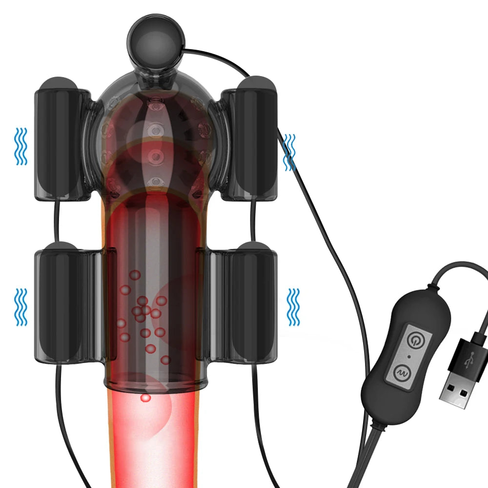 Pompe Pénienne Vibrante BIRDSEXY – 20 Modes