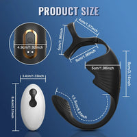 Kit Plug Vibrant & Cock Ring – Double Plaisir à Distance