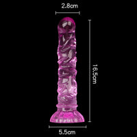 Gode Plug Anal Texturé Ventouse – 4 Tailles & 4 Couleurs