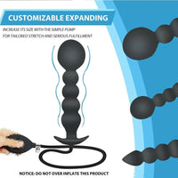 Plug Anal Gonflable avec Pompe – Silicone Médical | 12 Modèles | Dilatation Progressive
