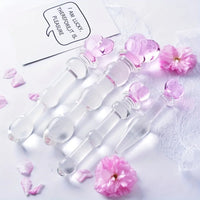 Gode en Verre Cristal – Stimulation Anale, Vaginale & Prostatique | 4 Tailles
