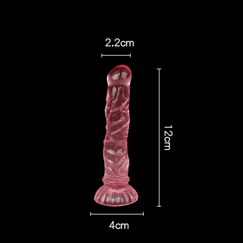 Gode Plug Anal Texturé Ventouse – 4 Tailles & 4 Couleurs