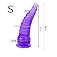 Plug Anal Tentacule Pieuvre avec Ventouse – Silicone | 4 Couleurs | 5 Tailles
