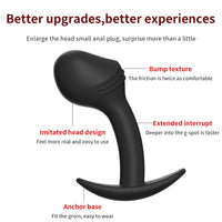 Plug Anal Silicone Portable – 6 Formes, 3 Tailles | Masseur Prostatique