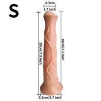Gode Anal Extra Long Fantaisie Cheval – 2 Modèles | 3 Tailles | Anal & Vaginal