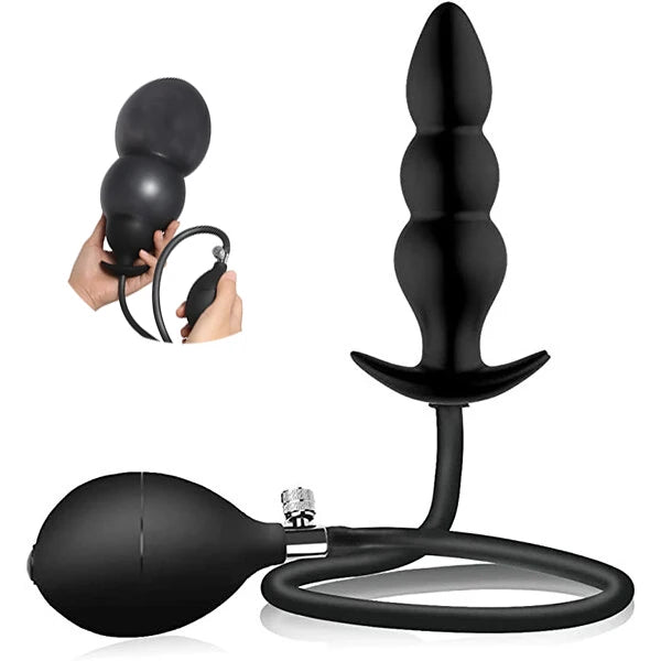 Plug Anal Gonflable avec Pompe – Silicone Médical | 12 Modèles | Dilatation Progressive