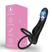 Kit Double Pénétration Vibrant – Plug Anal + Anneau Pénien | Couples
