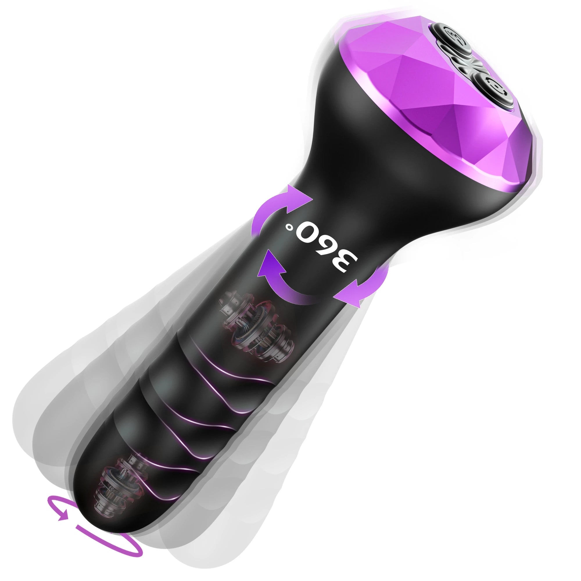 Plug Anal Vibrant & Rotatif – Masseur Prostate Double Moteur 10 Modes