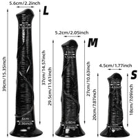 Gode Fantaisie Cheval & Monstre – PVC Souple | 2 Modèles, 3 Tailles
