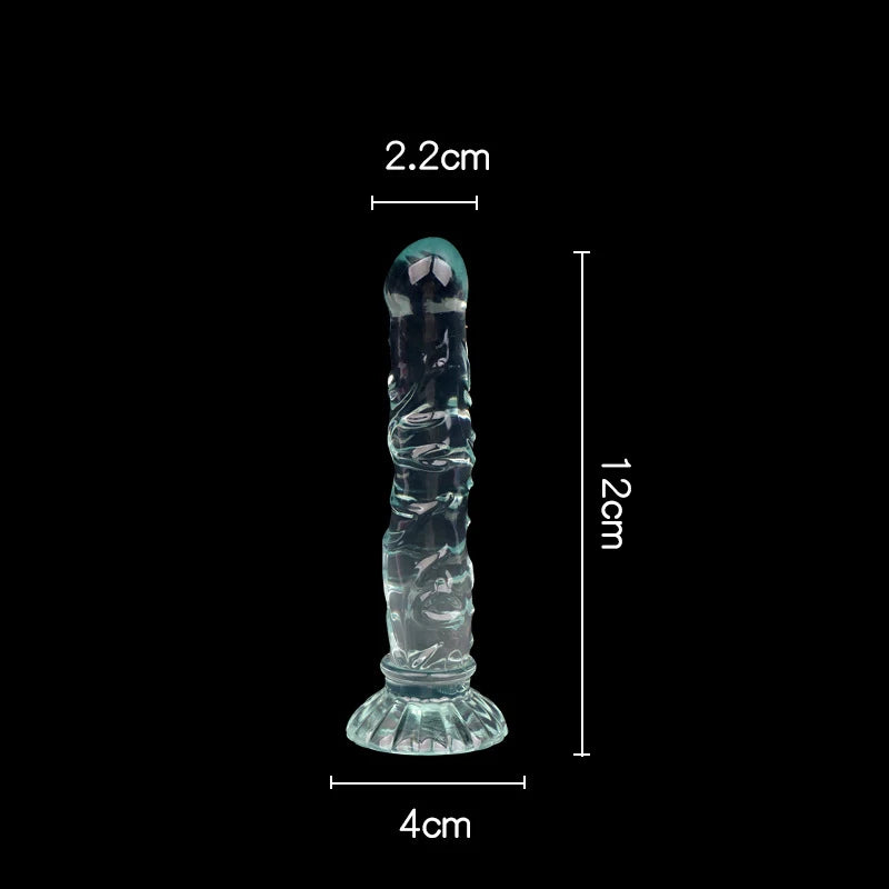 Gode Plug Anal Texturé Ventouse – 4 Tailles & 4 Couleurs