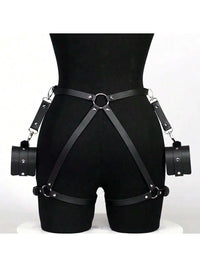 Kit BDSM Cuir – Menottes, Harnais & Sangles Bondage | Initiation & Domination